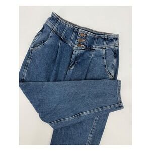 Hollister Jeans Womens 28 Blue‎ Ultra High Rise '80s Mom Vintage Pleated